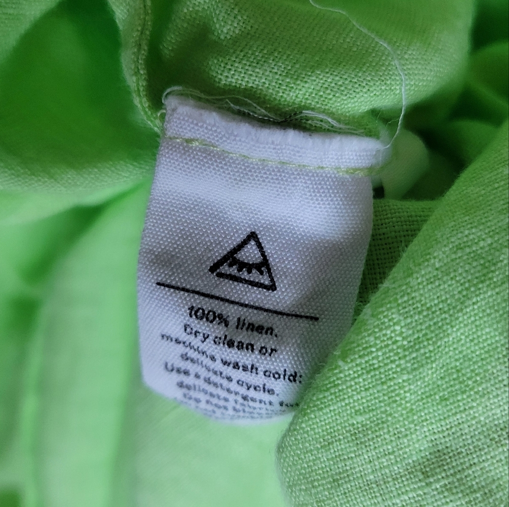 Sleeper lime green lounge dress,  one size - Picture 8 of 10